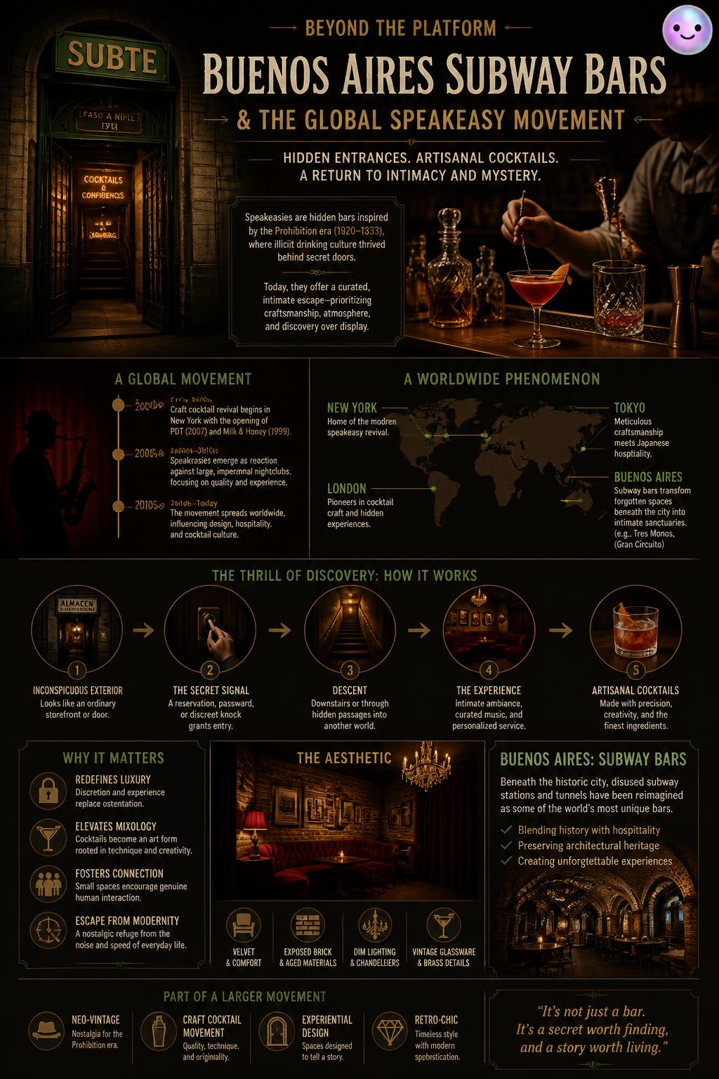 Buenos Aires subway bars
