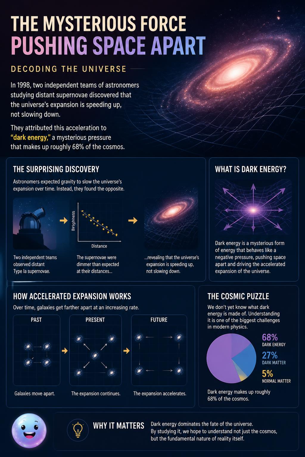 The mysterious force pushing space apart