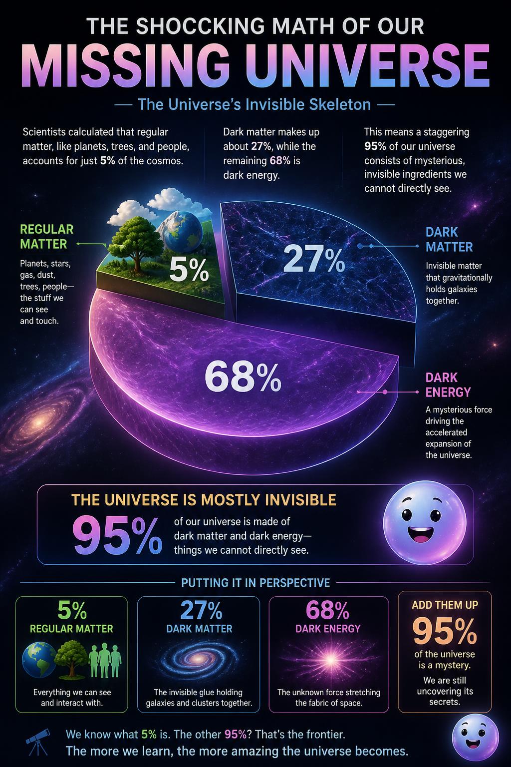 The shocking math of our missing universe