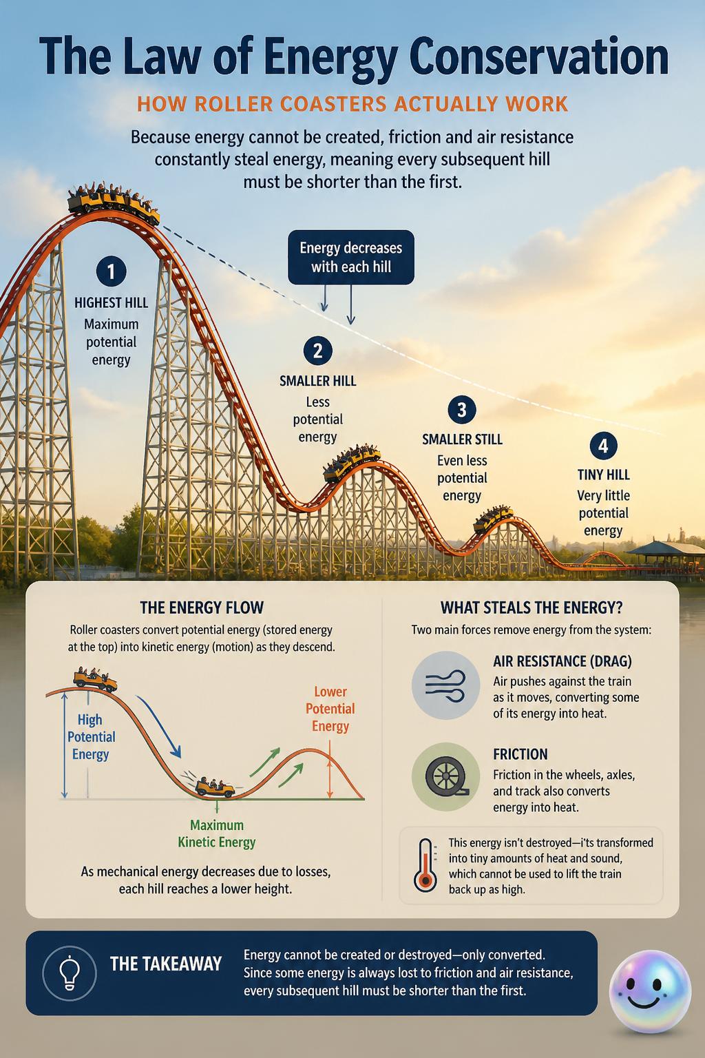 The law of energy conservation