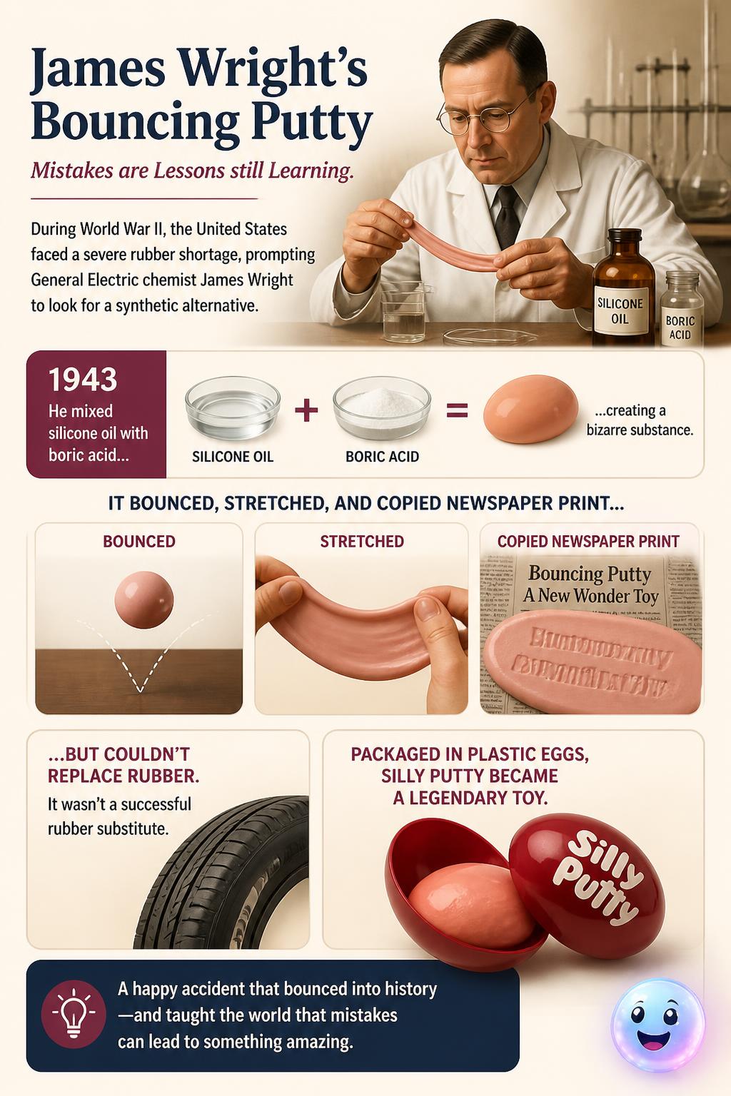 James Wright's bouncing putty