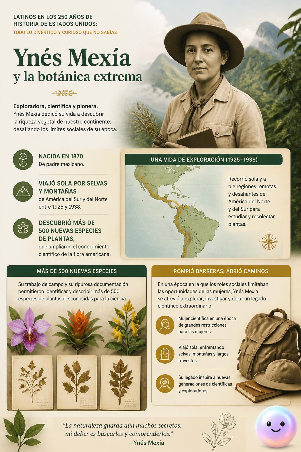 Ynés Mexía y la botánica extrema