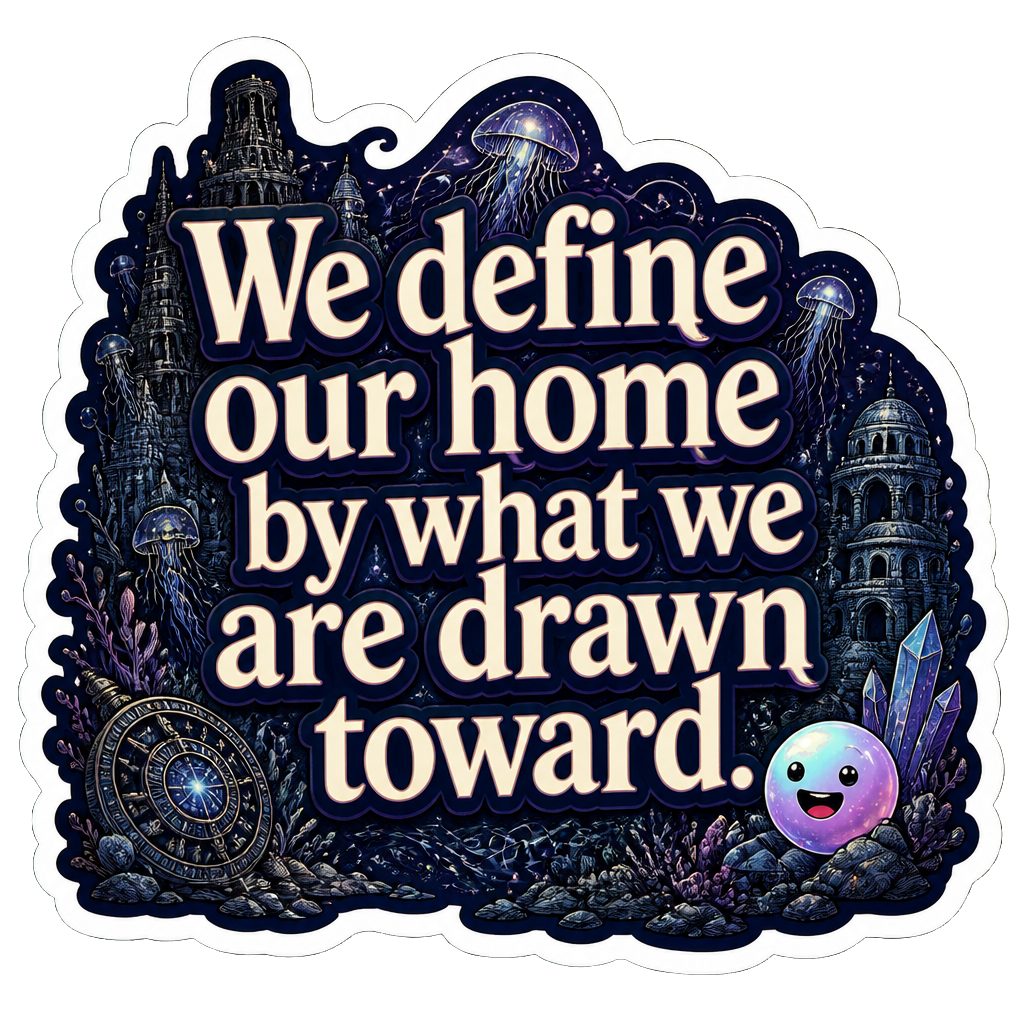 We define our home by what we are drawn toward.