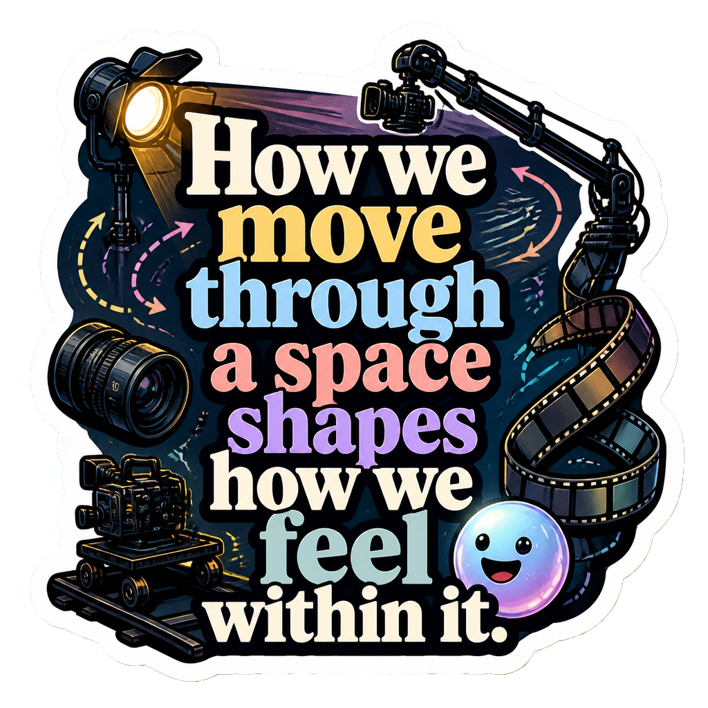 How we move through a space shapes how we feel within it.