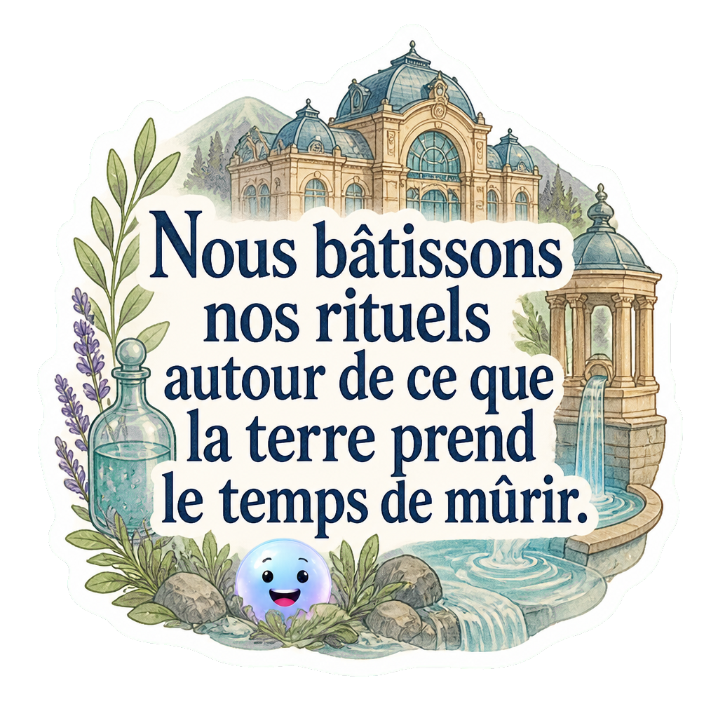 Nous bâtissons nos rituels autour de ce que la terre prend le temps de mûrir.