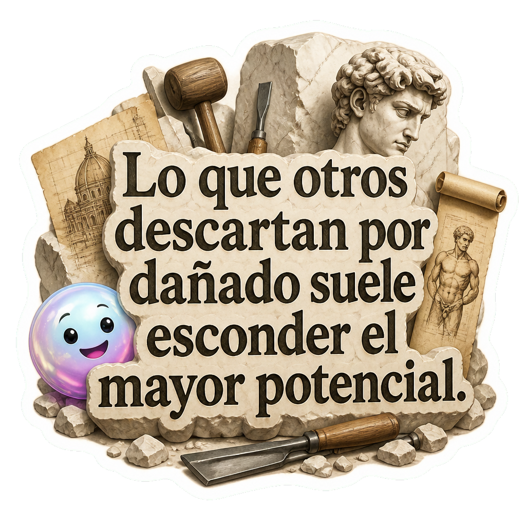 Lo que otros descartan por dañado suele esconder el mayor potencial.