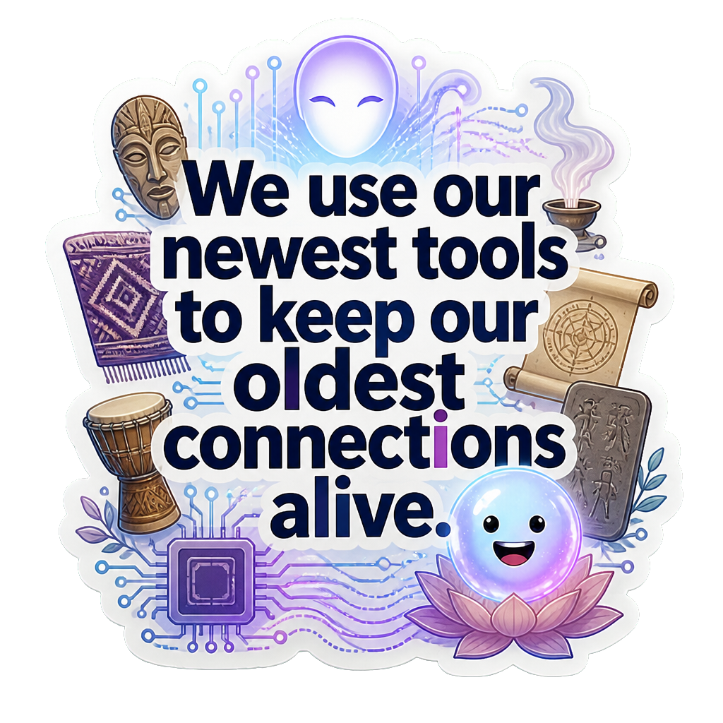 We use our newest tools to keep our oldest connections alive.