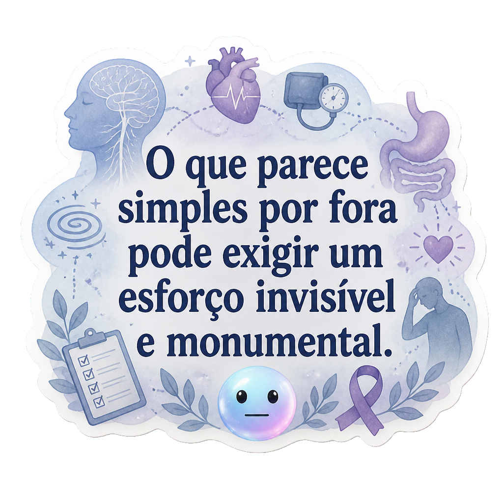 O que parece simples por fora pode exigir um esforço invisível e monumental.