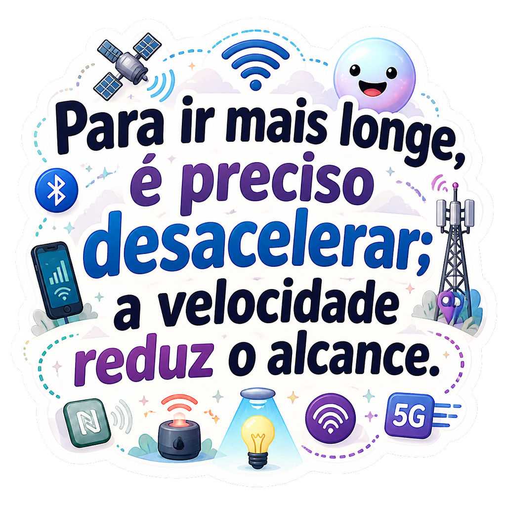 Para ir mais longe, é preciso desacelerar; a velocidade reduz o alcance.