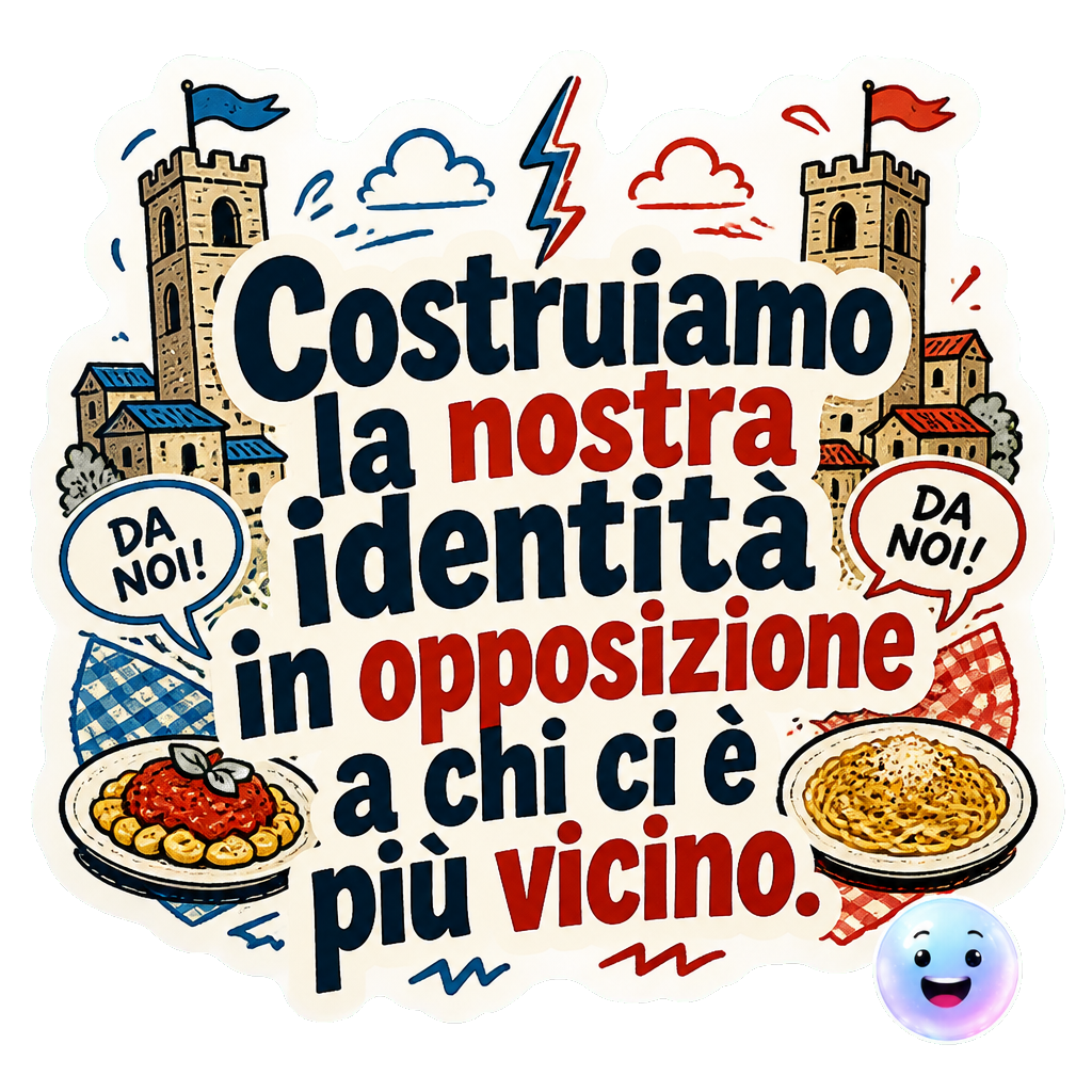Costruiamo la nostra identità in opposizione a chi ci è più vicino.