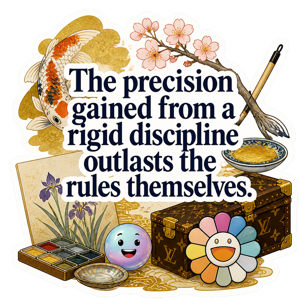The precision gained from a rigid discipline outlasts the rules themselves.
