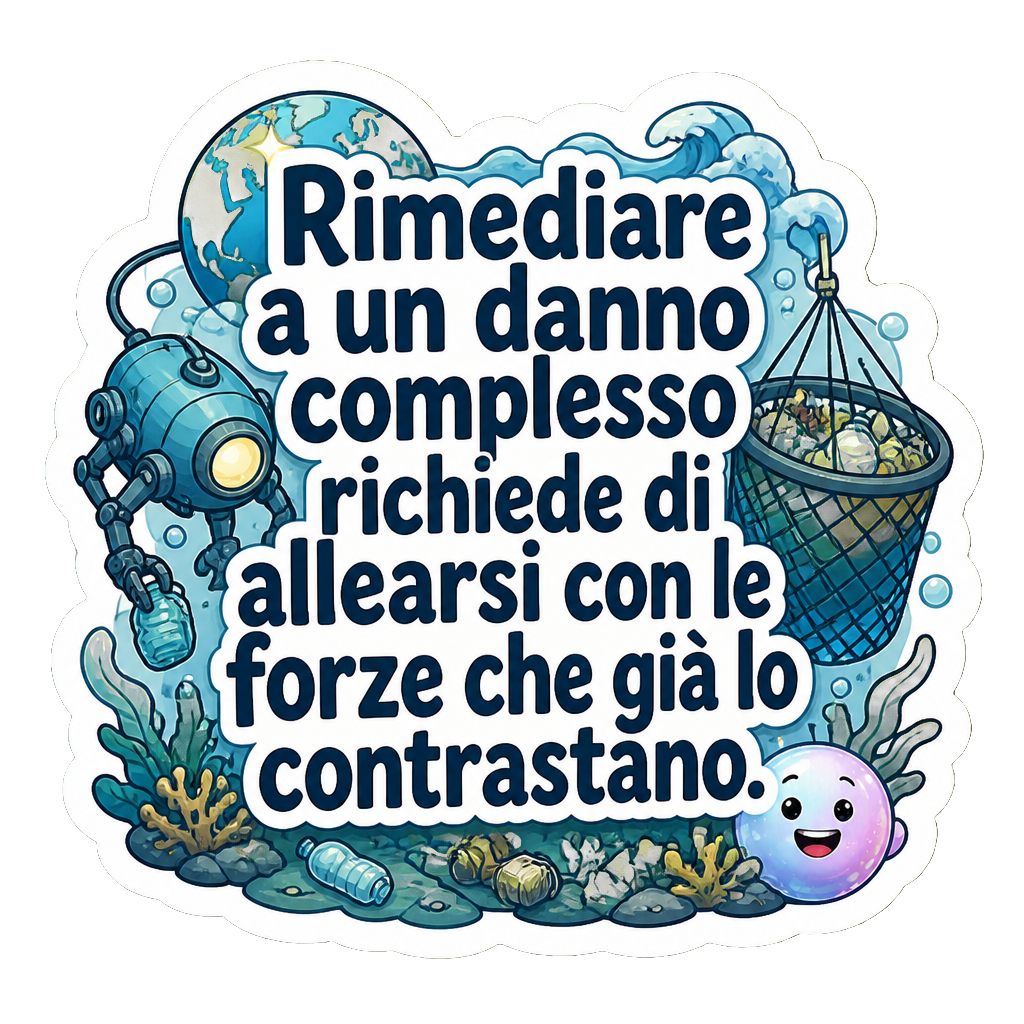 Rimediare a un danno complesso richiede di allearsi con le forze che già lo contrastano.