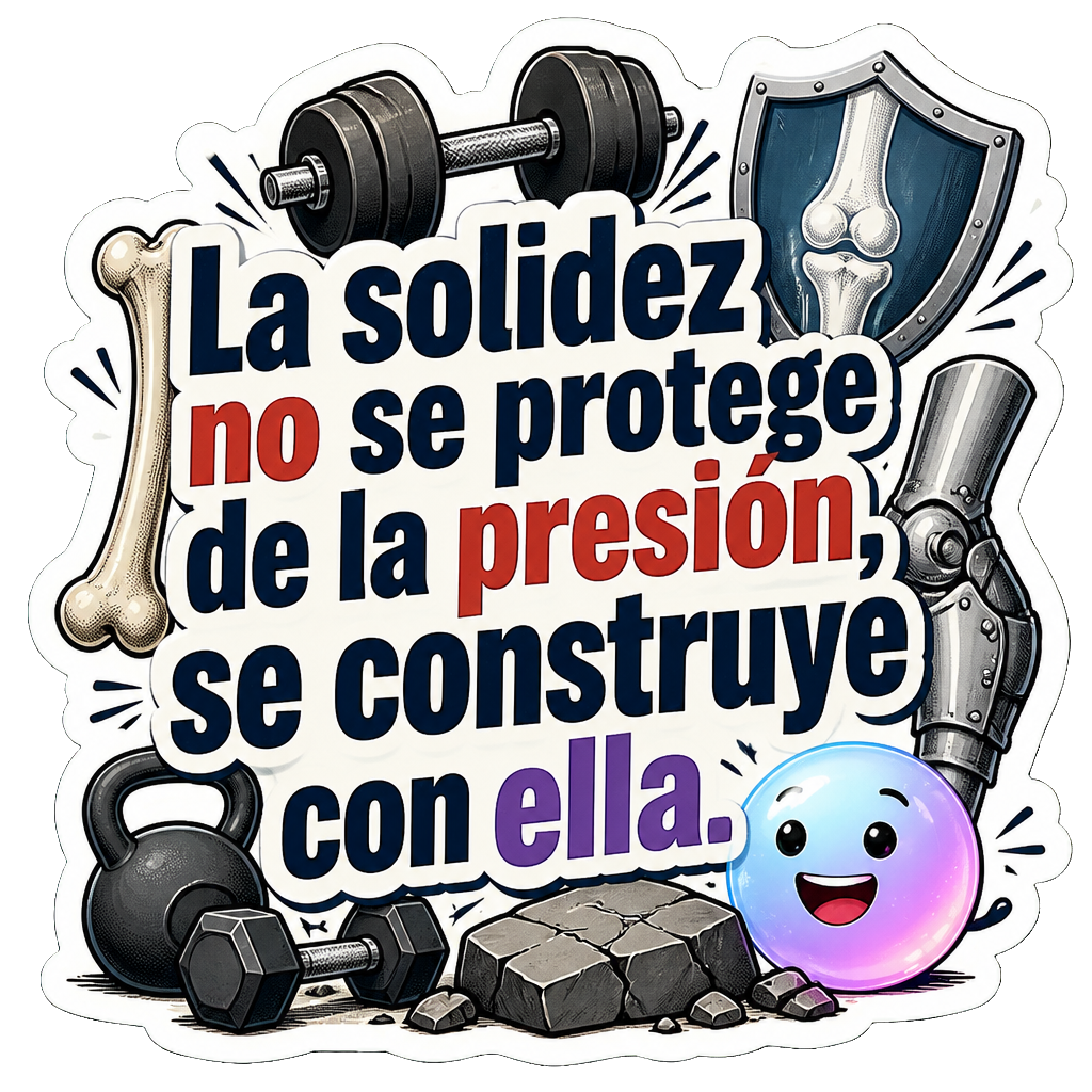 La solidez no se protege de la presión, se construye con ella.