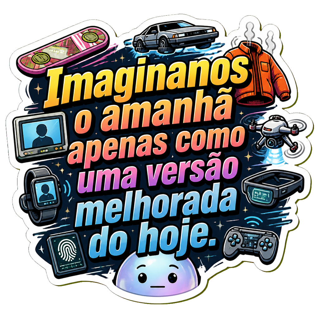Imaginamos o amanhã apenas como uma versão melhorada do hoje.
