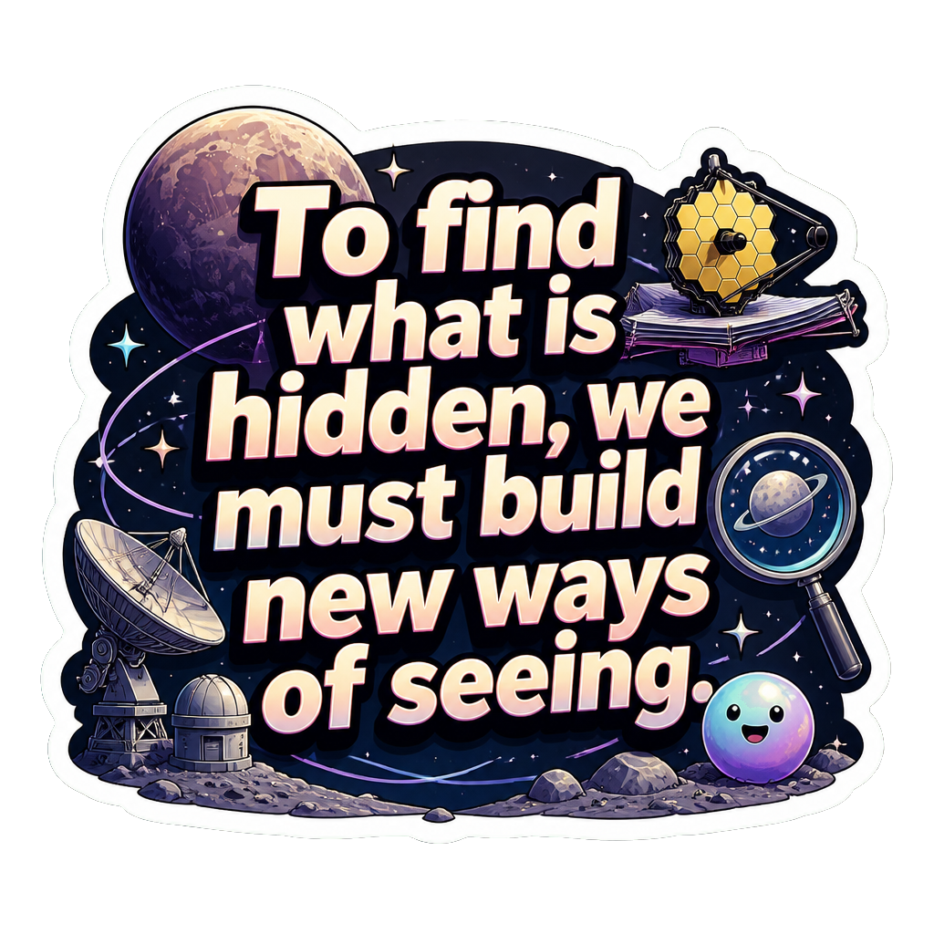 To find what is hidden, we must build new ways of seeing.