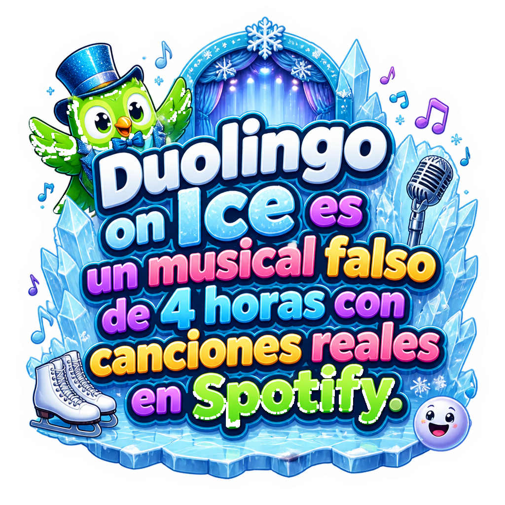 Duolingo on Ice es un musical falso de 4 horas con canciones reales en Spotify.