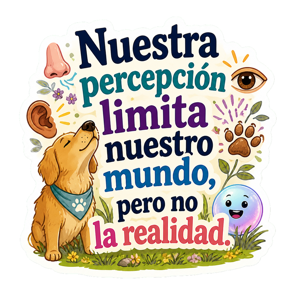 Nuestra percepción limita nuestro mundo, pero no la realidad.