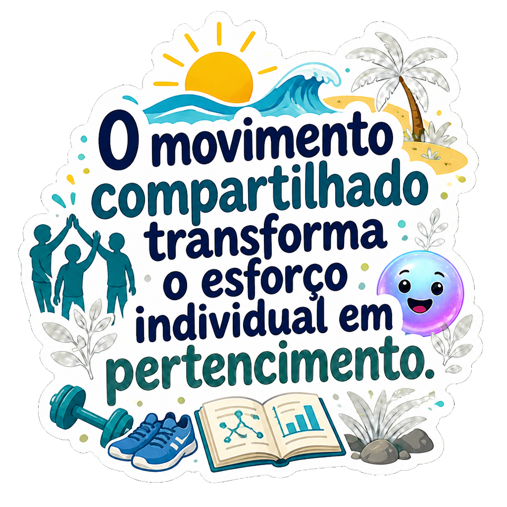 O movimento compartilhado transforma o esforço individual em pertencimento.