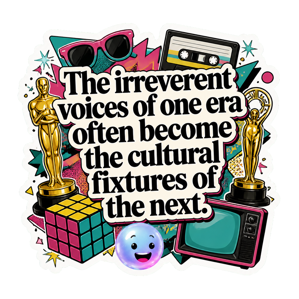 The irreverent voices of one era often become the cultural fixtures of the next.