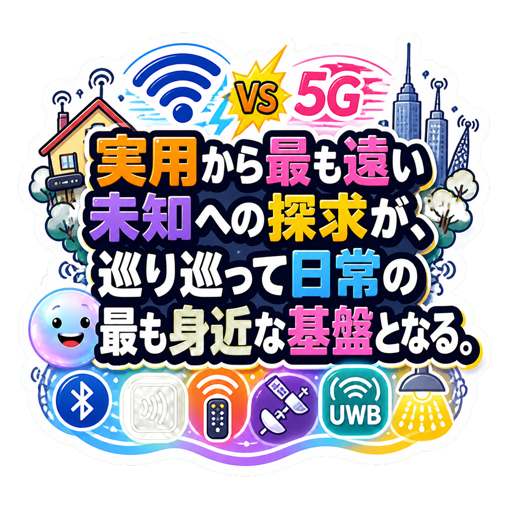 実用から最も遠い未知への探求が、巡り巡って日常の最も身近な基盤となる。