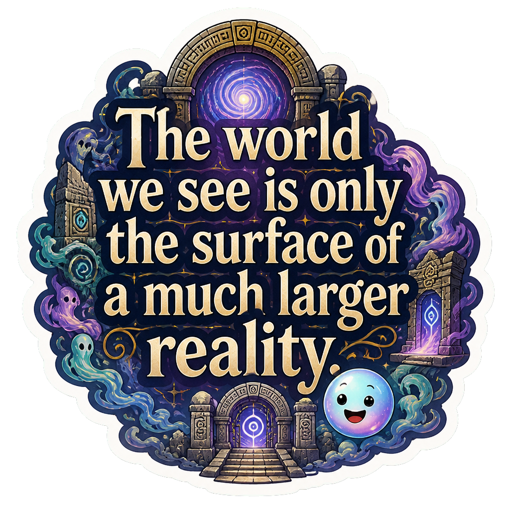 The world we see is only the surface of a much larger reality.