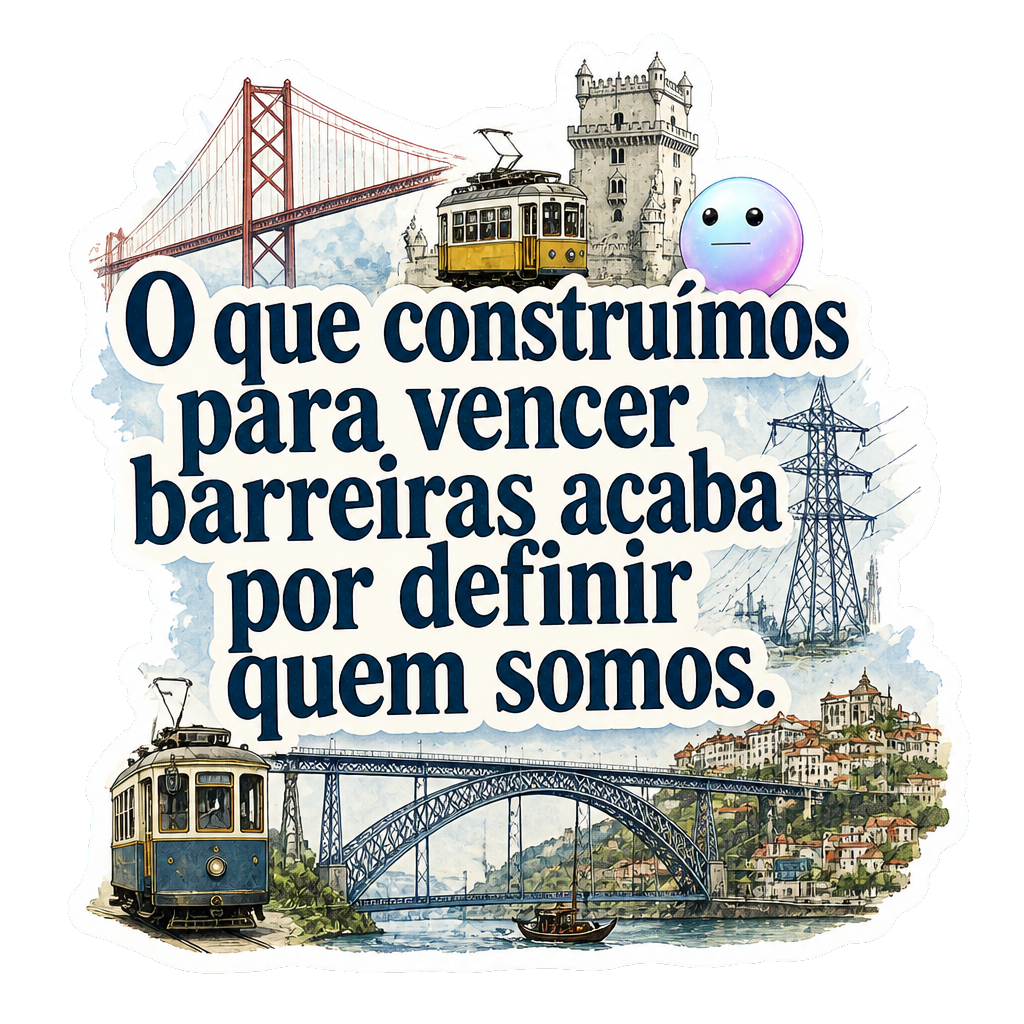 O que construímos para vencer barreiras acaba por definir quem somos.