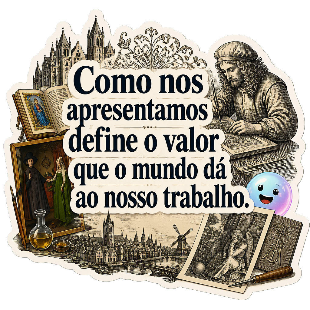 Como nos apresentamos define o valor que o mundo dá ao nosso trabalho.