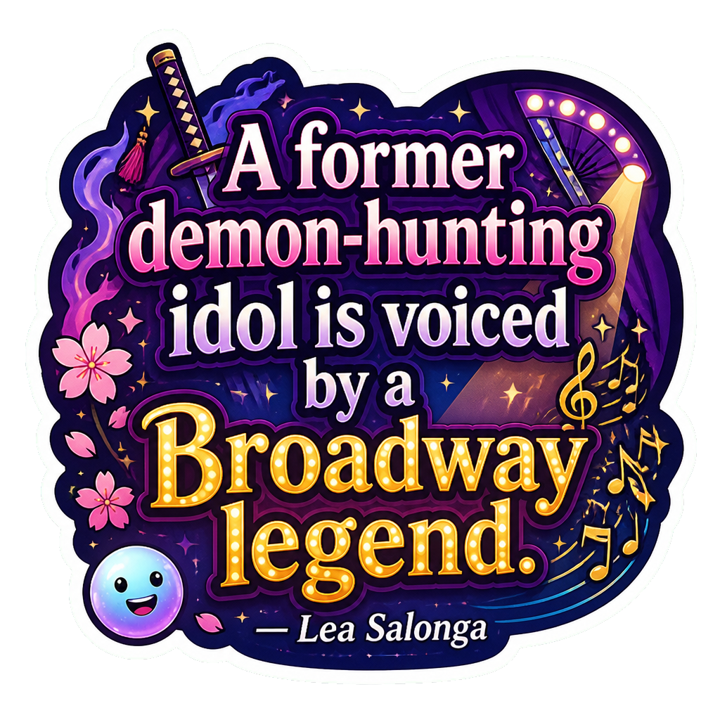A former demon-hunting idol is voiced by a Broadway legend.
