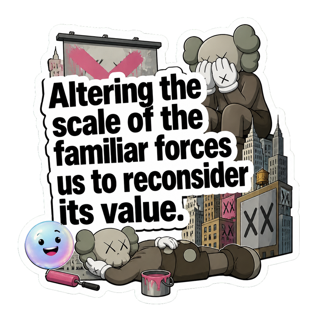 Altering the scale of the familiar forces us to reconsider its value.