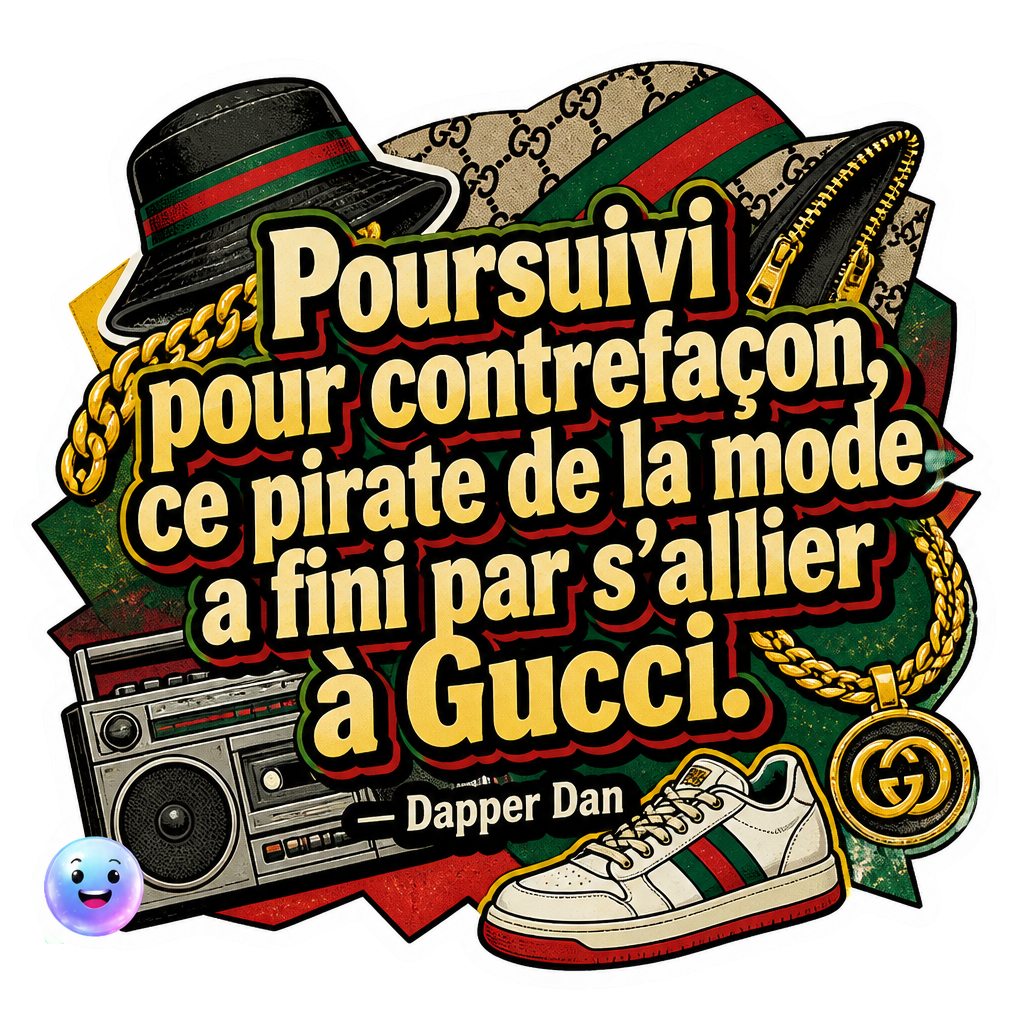Poursuivi pour contrefaçon, ce pirate de la mode a fini par s'allier à Gucci.
