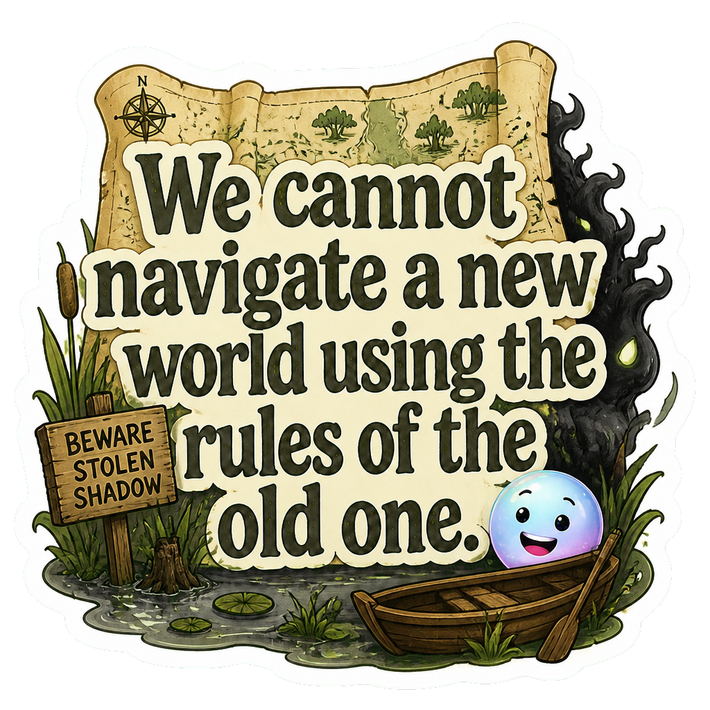 We cannot navigate a new world using the rules of the old one.
