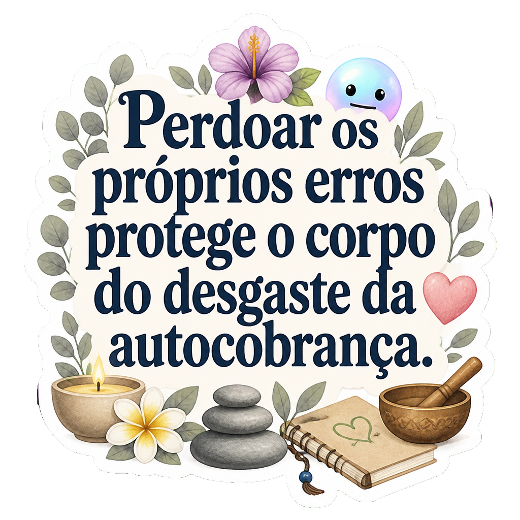Perdoar os próprios erros protege o corpo do desgaste da autocobrança.