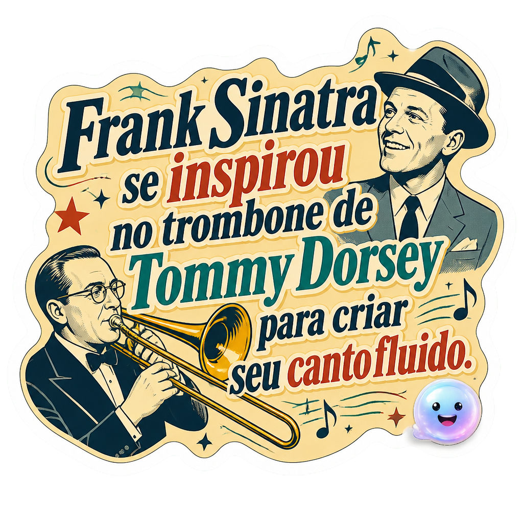 Frank Sinatra se inspirou no trombone de Tommy Dorsey para criar seu canto fluido.