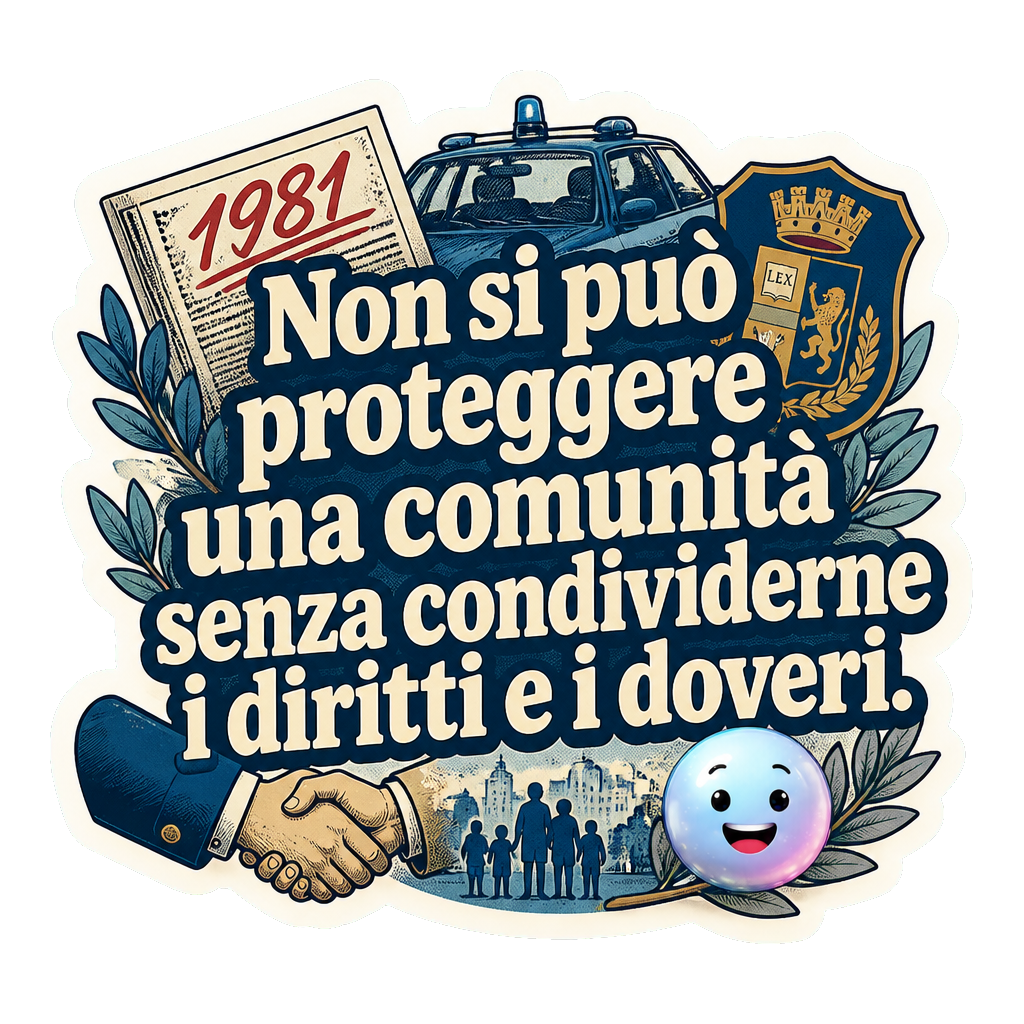 Non si può proteggere una comunità senza condividerne i diritti e i doveri.