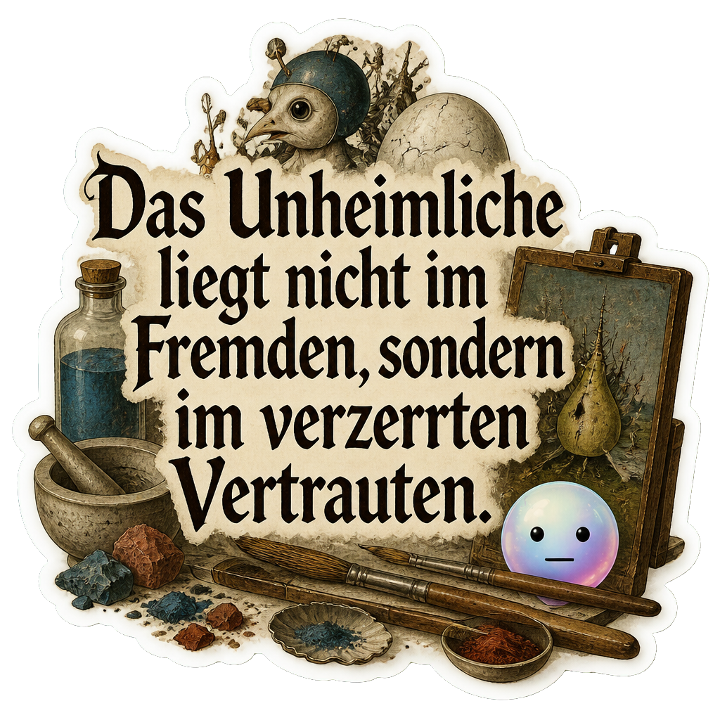 Das Unheimliche liegt nicht im Fremden, sondern im verzerrten Vertrauten.