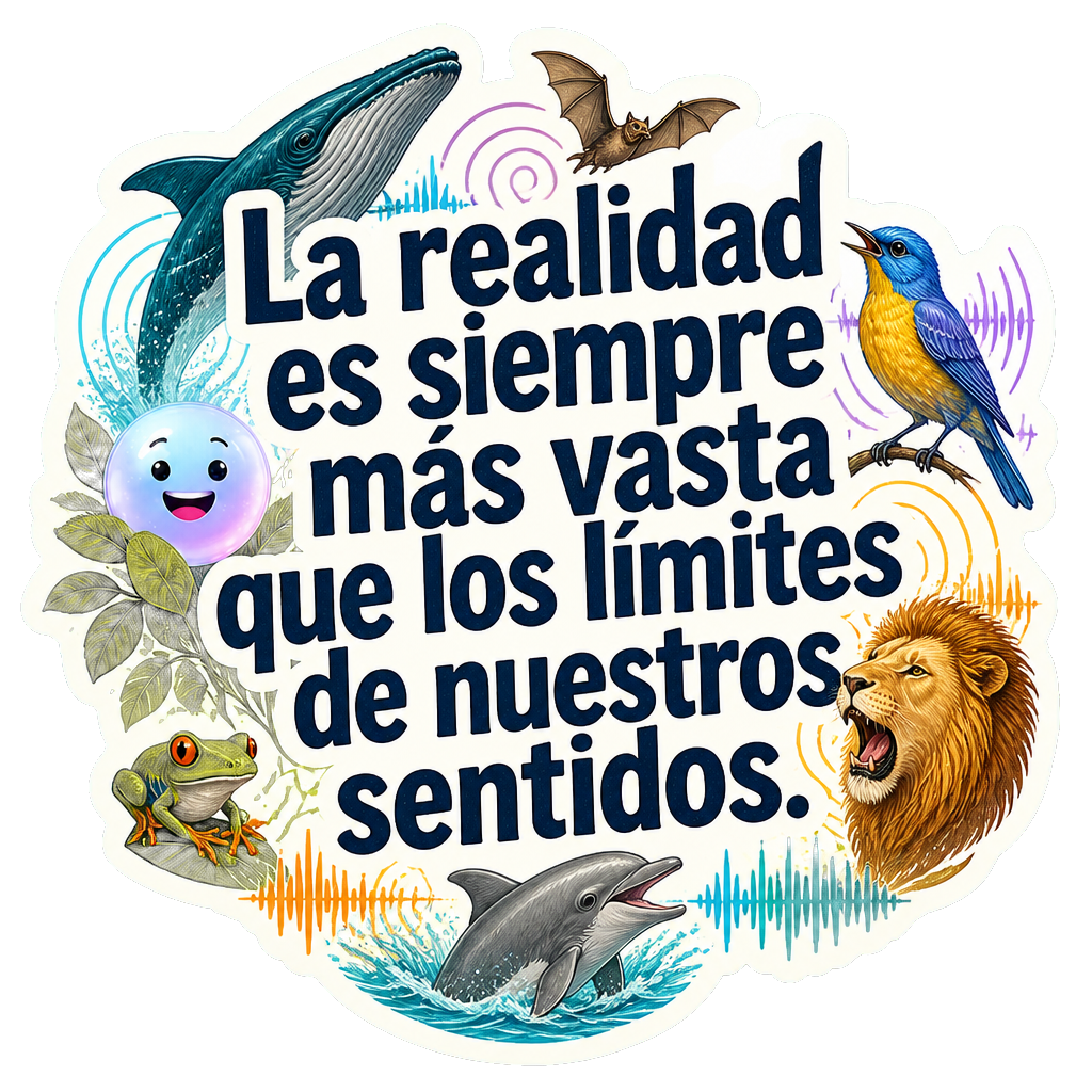 La realidad es siempre más vasta que los límites de nuestros sentidos.
