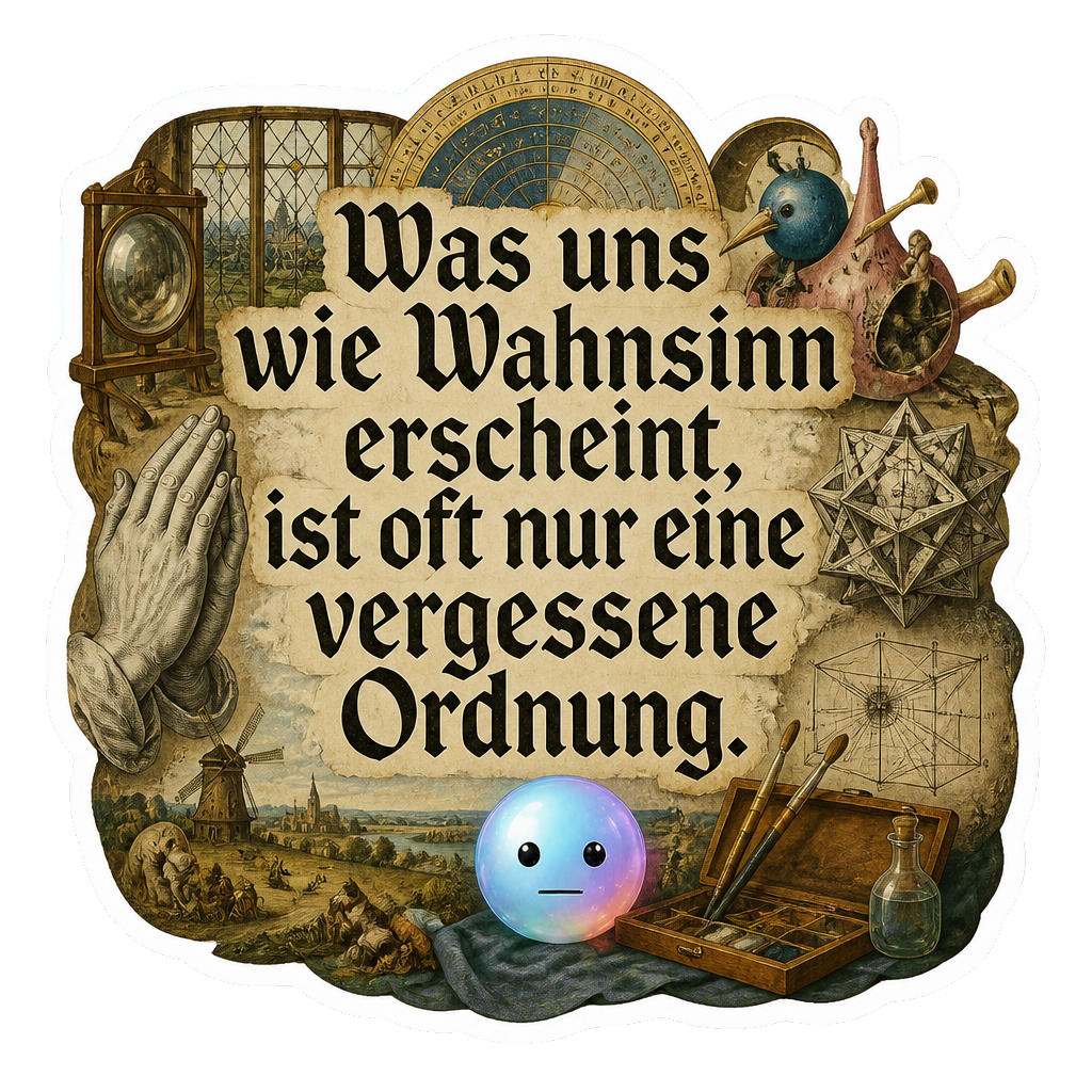 Was uns wie Wahnsinn erscheint, ist oft nur eine vergessene Ordnung.