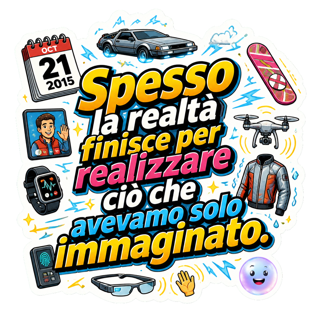 Spesso la realtà finisce per realizzare ciò che avevamo solo immaginato.