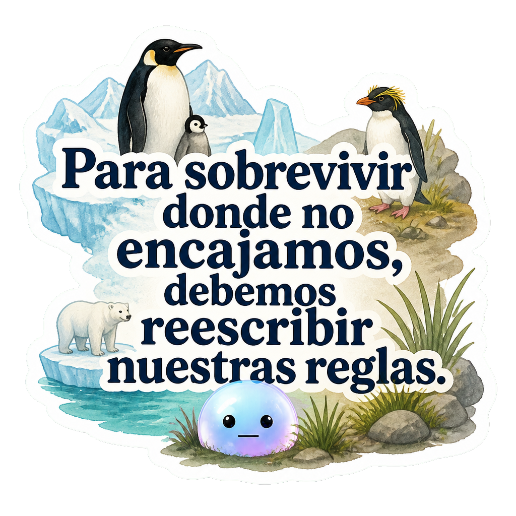 Para sobrevivir donde no encajamos, debemos reescribir nuestras reglas.
