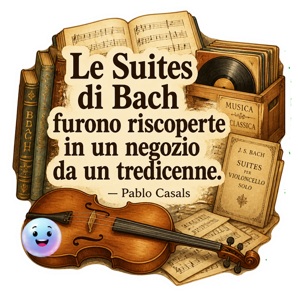Le Suites di Bach furono riscoperte in un negozio da un tredicenne.
