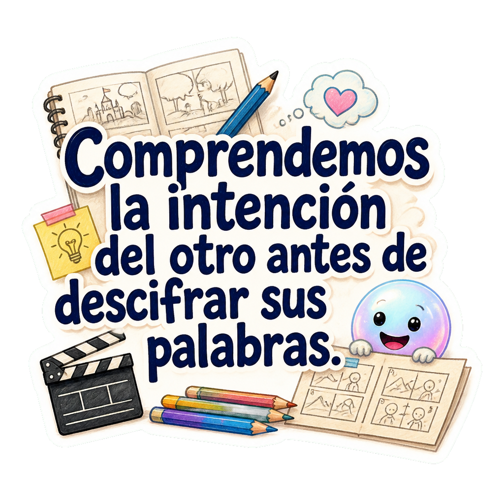 Comprendemos la intención del otro antes de descifrar sus palabras.