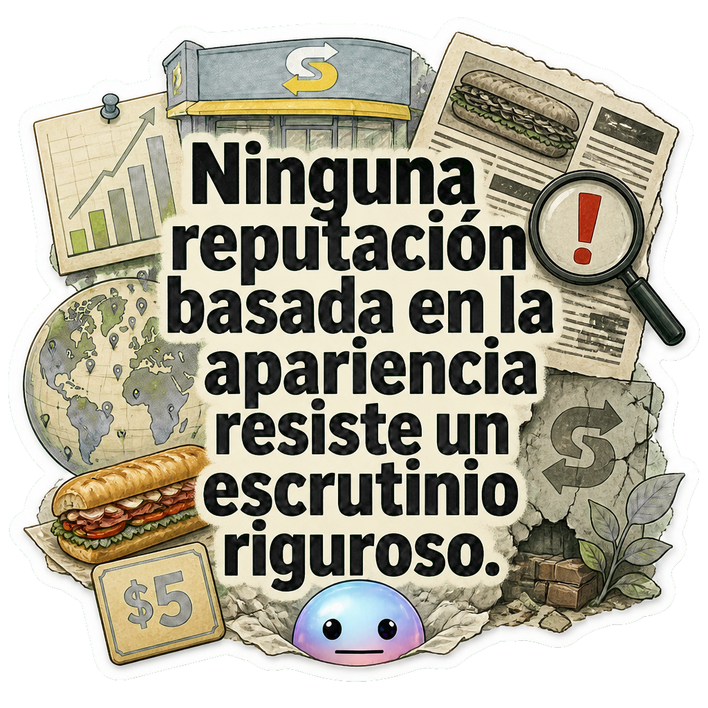 Ninguna reputación basada en la apariencia resiste un escrutinio riguroso.