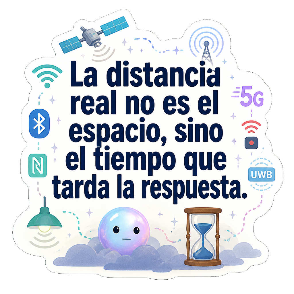 La distancia real no es el espacio, sino el tiempo que tarda la respuesta.