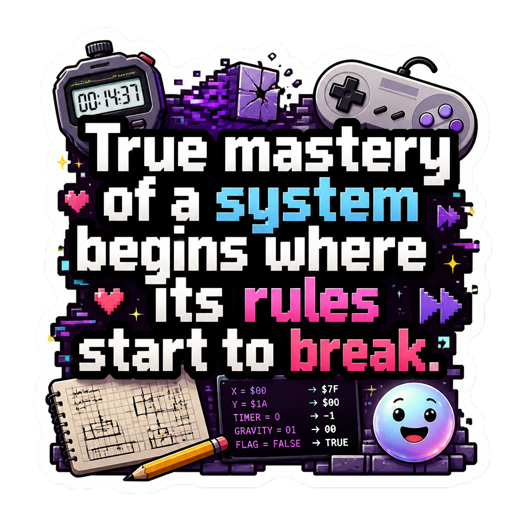 True mastery of a system begins where its rules start to break.