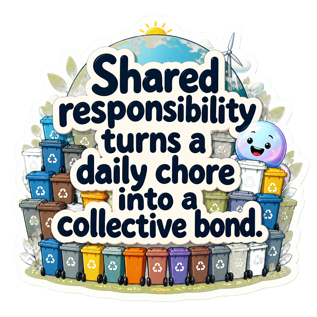 Shared responsibility turns a daily chore into a collective bond.