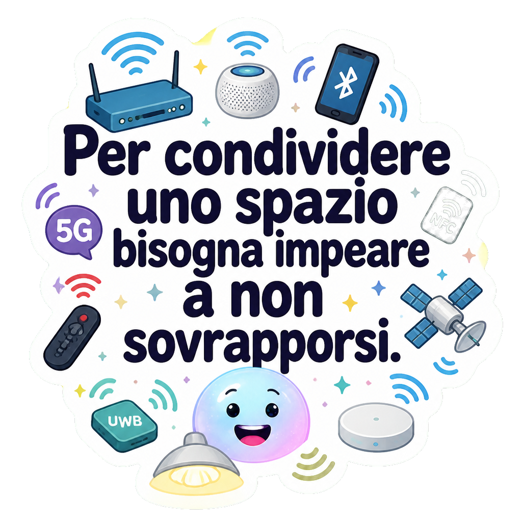 Per condividere uno spazio bisogna imparare a non sovrapporsi.