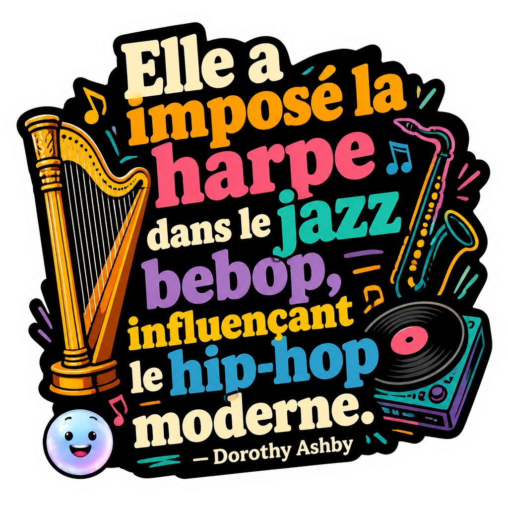 Elle a imposé la harpe dans le jazz bebop, influençant le hip-hop moderne.