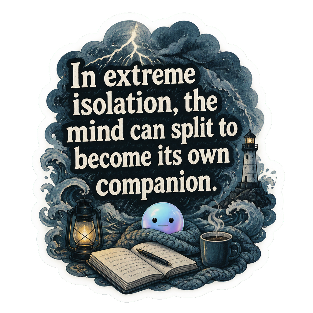 In extreme isolation, the mind can split to become its own companion.