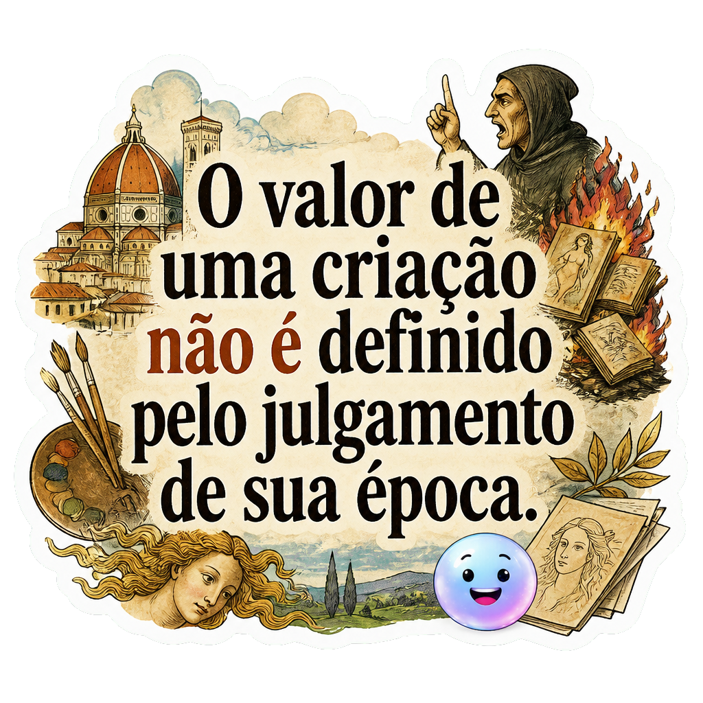 O valor de uma criação não é definido pelo julgamento de sua época.