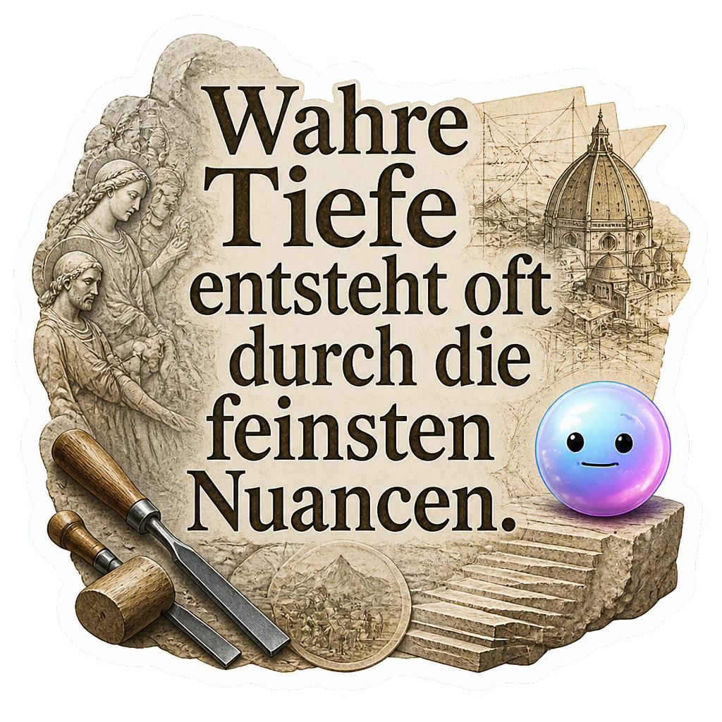 Wahre Tiefe entsteht oft durch die feinsten Nuancen.